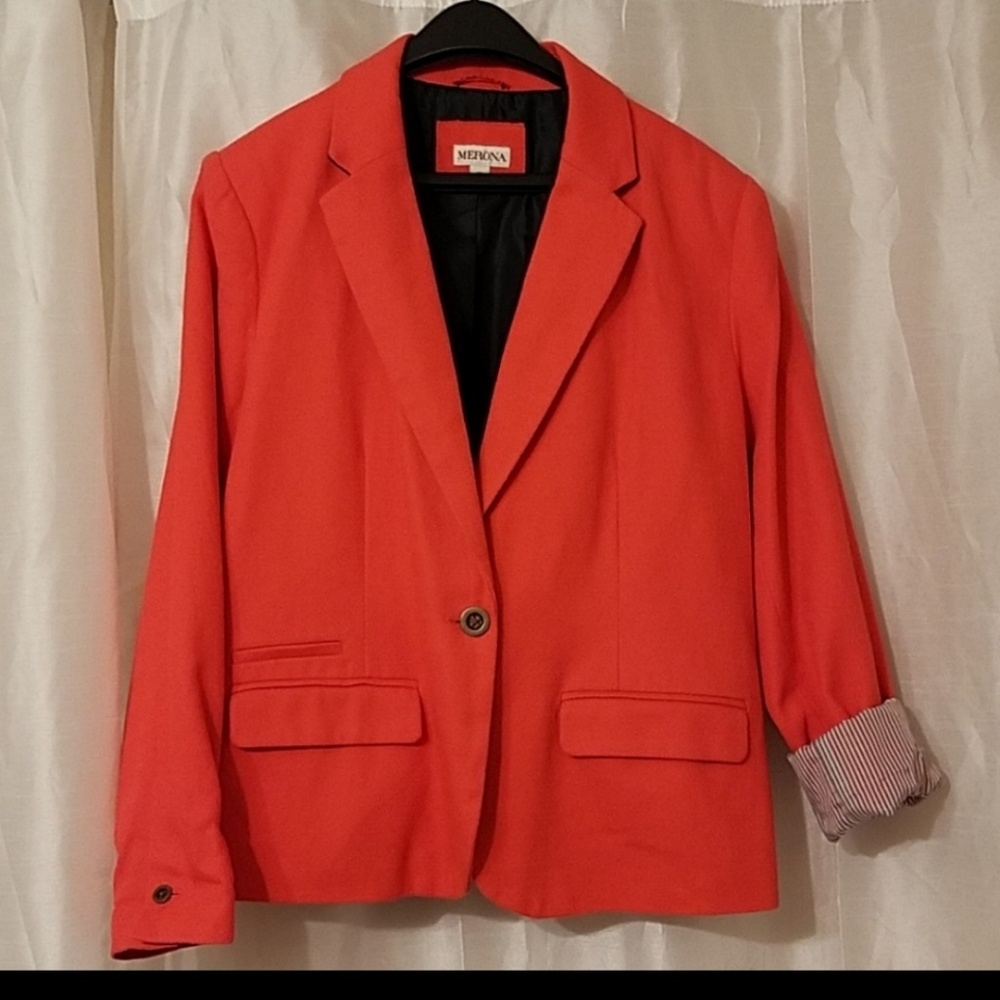 Orange/Coral Blazer